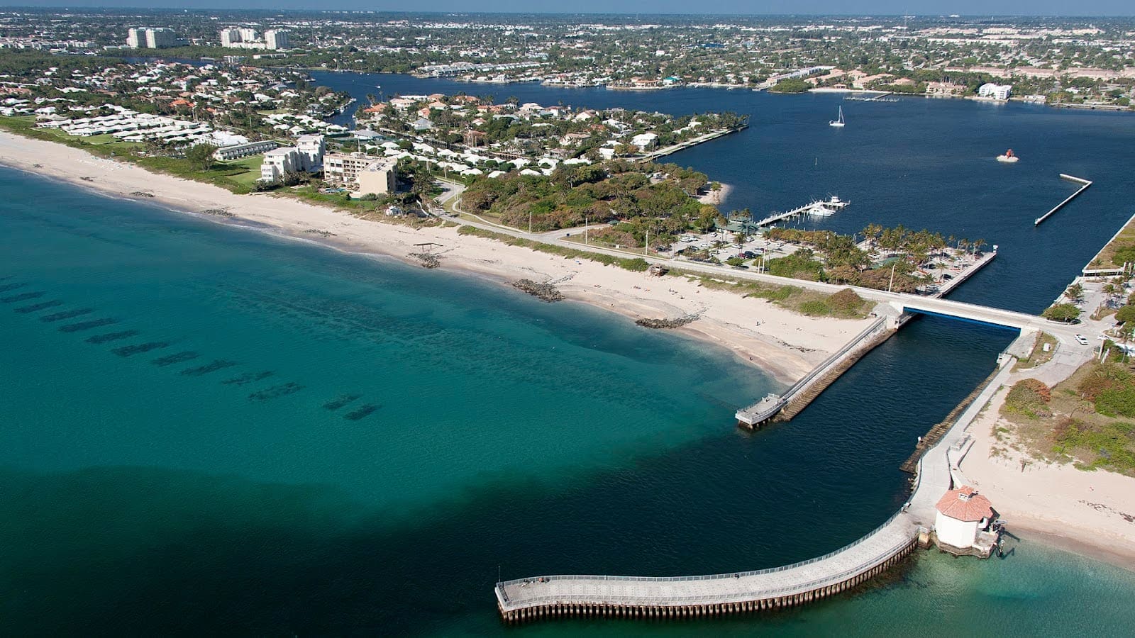 Aerial of Boynton Beach Inlet